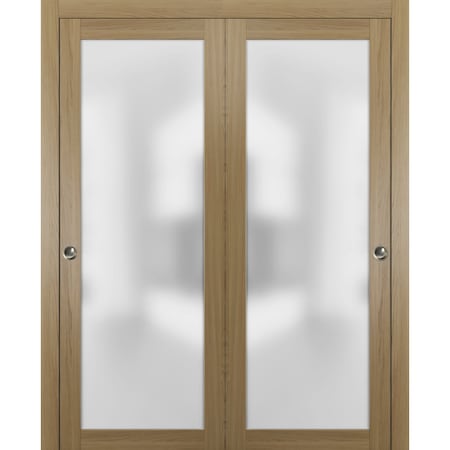 Sartodoors French Interior Door, Gray PLANUM2102DBD-MEYA-6096